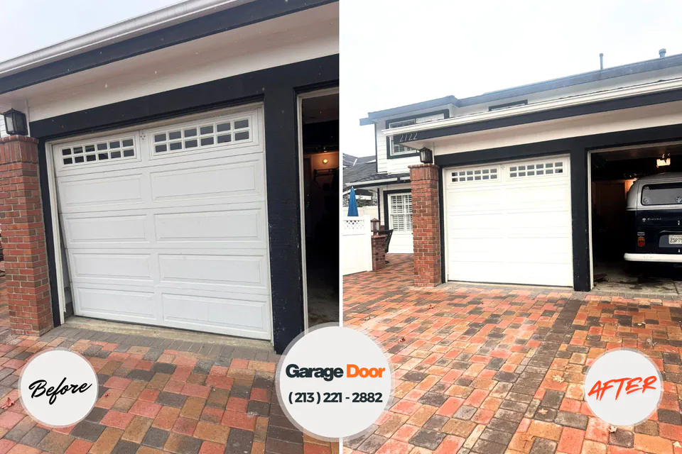 Before and after: garage door repair near me Monticello